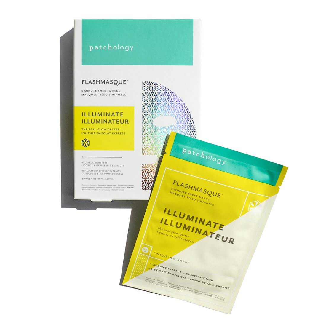 FlashMasque® Illuminate 5 Minute Sheet Masks