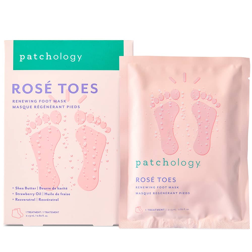 Rosé Toes Renewing Foot Mask